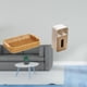 thumbnail image 2 of Cestas de almacenamiento,Cestas de almacenamiento de cocina tejidas con asas hechas a mano,caja de pañuelos,Funda para caja de pañuelos de cuero sintético para dormitorio,Caja de, 2 of 8