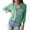 Green, variant on Women's Long Sleeve Striped Shirt, Button Down Collared Blouse with Loose Casual Fit, Comfortable and Versatile Tops for Everyday Fashion Outfits Brown L