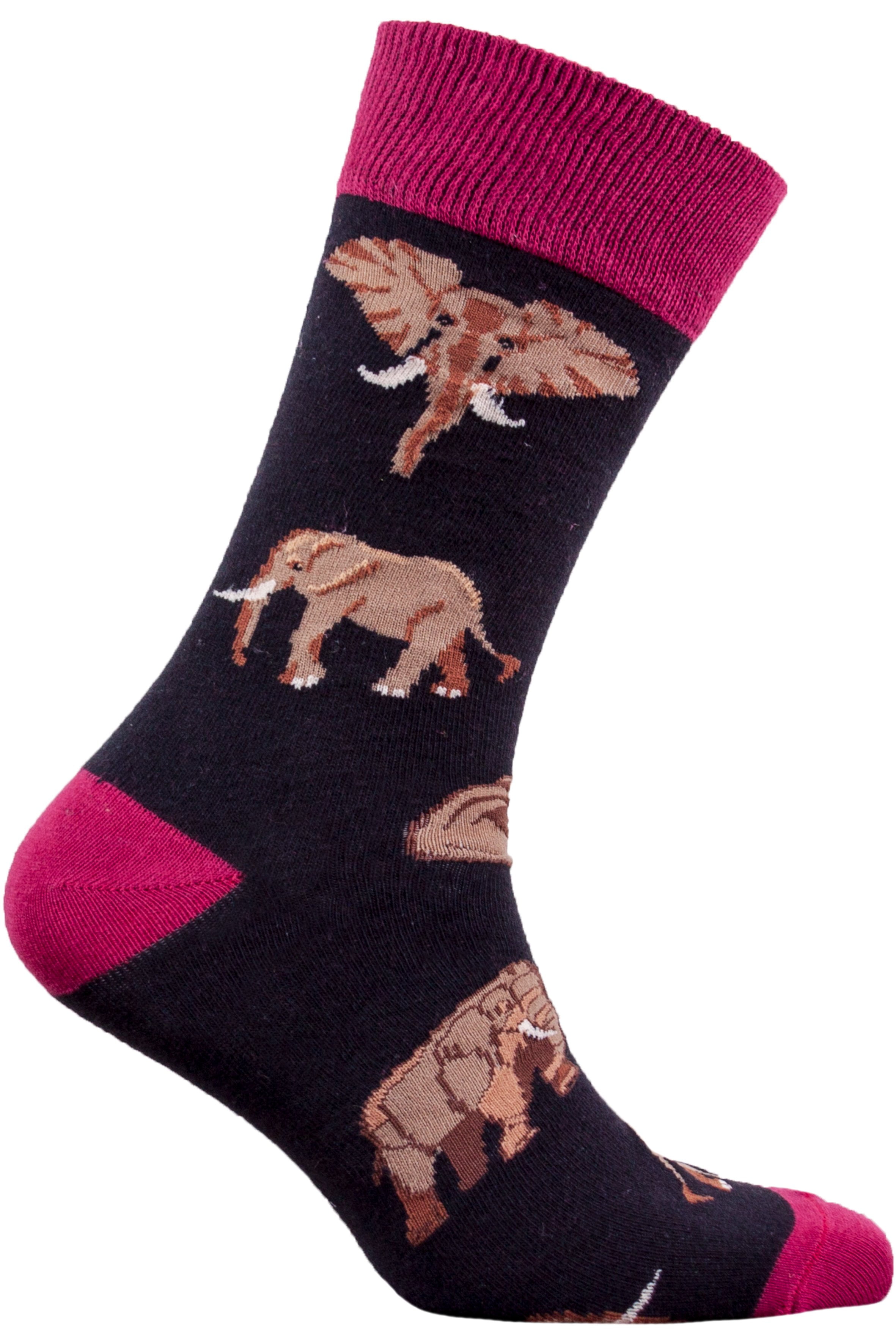 Rainbow Elephant Compression Socks For Women Casual Fashion Crew Socks