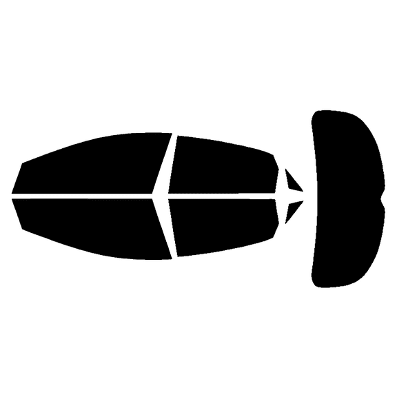 Haiy Co - PreCut 2Ply 05% Window Tint Film Kit For 2013-2017 Hyundai Elantra GT Hatch -Side+Rear Window