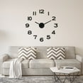 thumbnail image 4 of Westclox 20" Quartz Analog Modern Floating Numbers Wall Clock, Easy to Mount, 4 of 5