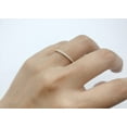 thumbnail image 4 of Half Eternity Wedding Band Ruby CZ 925 Sterling Silver Size 5, 4 of 5