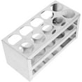 thumbnail image 1 of KAKOWELY Test Tubes Holder Sampling Tube Rack Metal Centrifuge Tube Organizer for Laboratory(10 Holes),7.09"X3.23"X3.15", 1 of 4