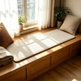 thumbnail image 4 of VORJELT Long Strip Linen Look Seat Pad - Woven Bench Cushion for Living Room, Sofa, and Hallway - Comfortable Thick Filling for Hard Surfaces - Non-Slip Design for Easy Usage White, 4 of 6