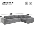 thumbnail image 2 of Modular Sofa with No Assembly | Effortless Setup for Homeowners and Renters | Convenient and Time-Saving Option, 2 of 6
