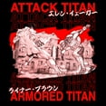 thumbnail image 2 of Juniors Attack on Titan Titan Battle Scene T Shirt, 2 of 4