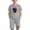 Gray, variant on Kids Red 4th of July T-Shirt and Shorts Set, Unisex Patriotic American Flag Graphic Cotton Crew Neck Summer 2 Piece Outfit for Boys Girls,Size 7 T
