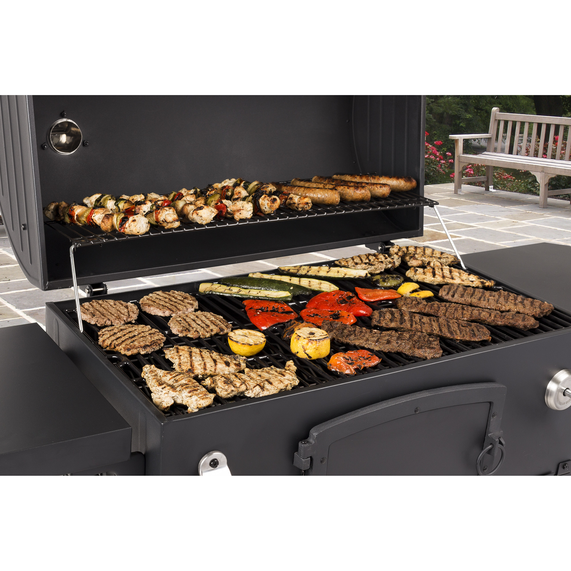 Dyna-Glo X-Large Heavy-Duty Charcoal Grill - 32 in. W- 816 sq.in. of Cooking Area Black - image 4 of 12