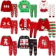 thumbnail image 2 of Conjunto de Pijamas de manga larga para niños y niñas, ropa de dormir de algodón para Navidad y Halloween, envío gratis, 2 of 4