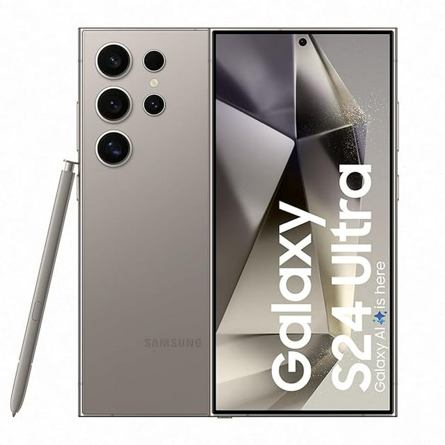 Samsung Galaxy S24 Ultra 5G – 256GB Smartphone – Titanium Gray – Unlocked – Open Box