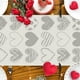 thumbnail image 4 of pstuiky Bandera de mesa colorida para San Valentín restaurante sala de estar decoración de mesa aniversario de boda decoración de ambiente 4 tamaños disponibles, 4 of 6