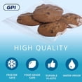 thumbnail image 3 of GPI 5” x 5” Reclosable Ziplock Bag 2 Mil Clear Zipper Bags, 100-Pack, 3 of 7