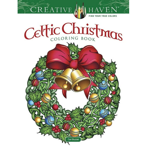 Adult Coloring Books: Christmas Creative Haven Celtic Christmas Coloring Book, (Paperback)