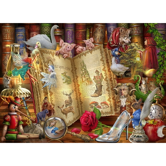 Vermont Christmas Company Story Time Jigsaw Puzzle 1000 Piece