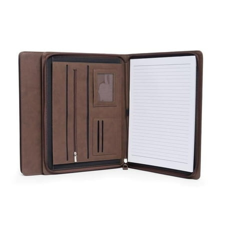 Bey-Berk Leatherette Padfolio Brown (UC110N)