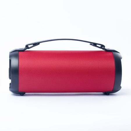 Radioshack True Wireless Stereo Outdoor Speaker 9 Watts Red with FM Radio