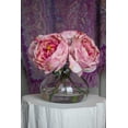 thumbnail image 3 of Nearly Natural Fancy Rose Artificial Flowers with Vase, Pink, 3 of 4