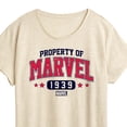 thumbnail image 3 of Marvel - Property Of - Women's Short Sleeve Graphic T-Shirt, 3 of 5