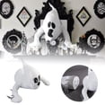 thumbnail image 2 of Ventana rota de Halloween, muñeca voladora aterradora que se escapa por la ventana, tela PP, algodón, para fiestas de Halloween, interior y exterior, jardín, 2 of 8