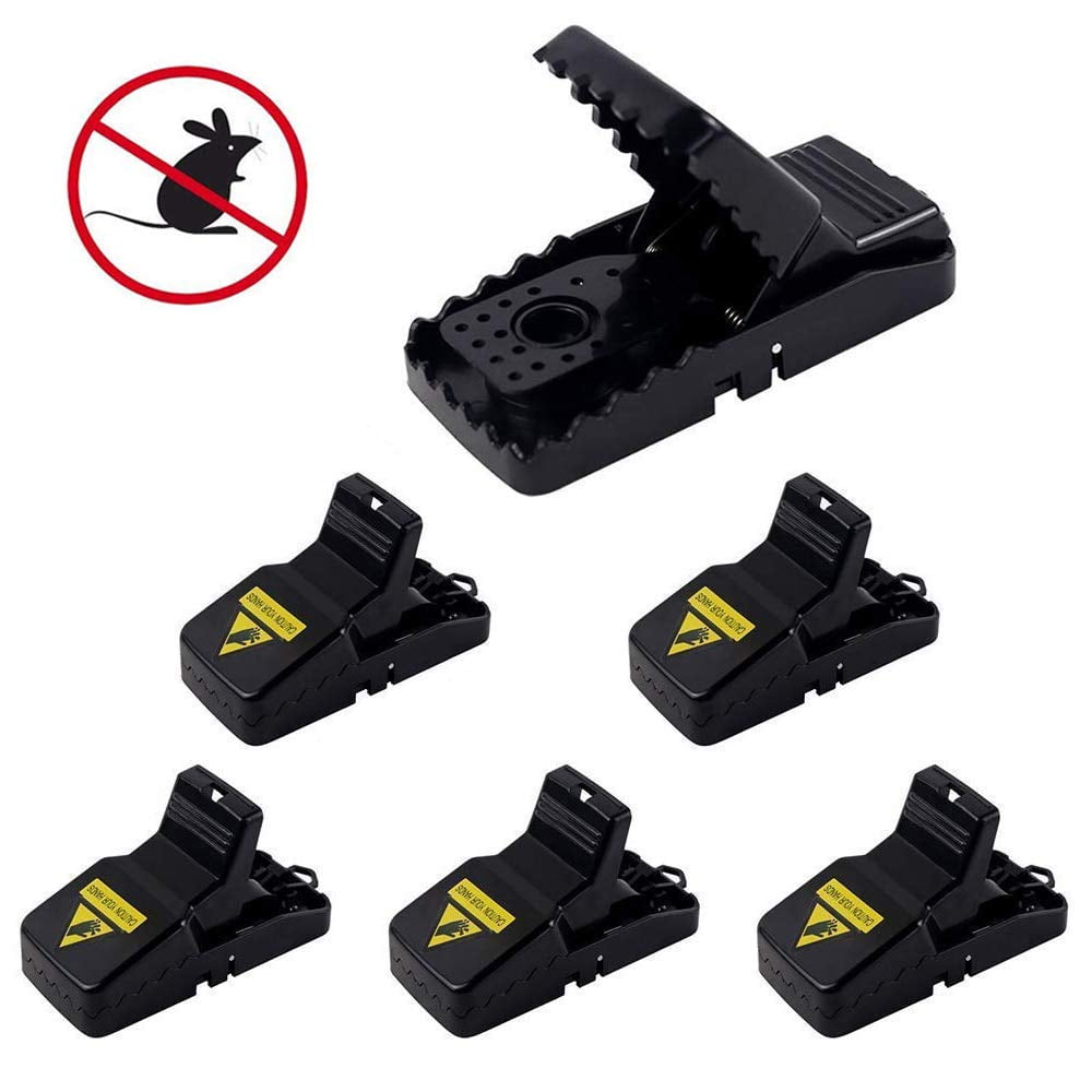Mouse Trap, Mouse Traps That Work Small Mice Trap Outdoor Indoor Best Snap  Traps for Mouse/Mice Safe and Reusable 6 Pack Quick Kill Mice Traps :  Patio, Lawn & Garden 