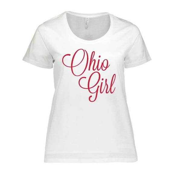 Inktastic Ohio Girl Women's Plus Size T-Shirt
