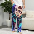 thumbnail image 5 of Demon Slayer Pajamas Pants 3D Printing Wide Leg PJ Pant Loungewear Casual Comfy Sleepwear Lounge Pants for Men Women2XL, 5 of 9