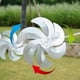 thumbnail image 5 of 8x molino reflectante pájaro repelente Pinwheel alto reflectante viento niños juguete jardín césped decoración adornos, 5 of 9