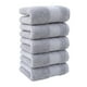 thumbnail image 2 of Set de Toallas de Baño de Algodón 5 Piezas | Toallas Suaves, Absorbentes y Gruesas para Baño, Spa, Salón o Dormitorio | Paños para Cara y Manos de 27.9x13.8 pulgadas | Bordes con Doble Costura, 2 of 6