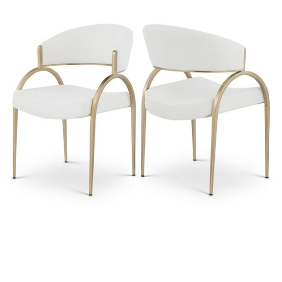 Meridian Furniture Privet Cream Dining Chair (Set of 2)
