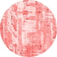 thumbnail image 1 of Ahgly Company Indoor Round Oriental Red Industrial Area Rugs, 7' Round, 1 of 4