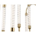 thumbnail image 3 of 84147-Elan Lighting-Delsey - 48.75 Inch 5 LED Linear Chandelier-Polished Nickel Finish, 3 of 4