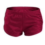 Soffe 461G601LRG 2 in. Girl Bird Mesh Short Polyester, Cardinal - Large