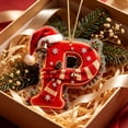 thumbnail image 4 of Yeciiwht Christmas 26 Letters Ornaments – Santa Hat Alphabet Xmas Tree Hanging Decorations, Holiday Party & Home Gift, 4 of 7