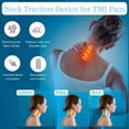 thumbnail image 2 of Cervical Traction Device, Neck Stretcher Cervical Traction for Muscle Relax, Neck Hump Corrector for TMJ Pain Relief, Shoulder Relaxer, Spine Corrector (Blue), 2 of 7