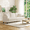 Off White, variant on Domusensus Sofas for Living Room, 82" Loveseat Sofa, Couches for Living Room Included 2 Pillows, Teddy Fleece Love Seat Couches, Small Couch, Beige