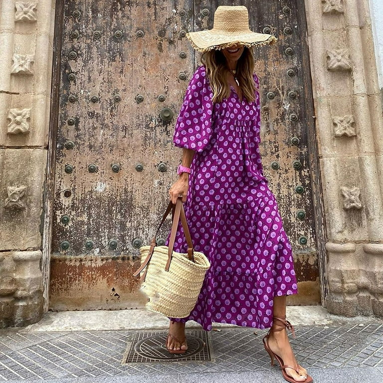 Vintage style long dresses clearance