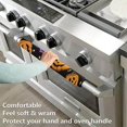 thumbnail image 3 of Coolnut Halloween Pumpkin Refrigerator Door Handle Covers Keep Kitchen Appliance Clean Oven Dishwashers Door Handle Cover Decor 2PCS, 3 of 6