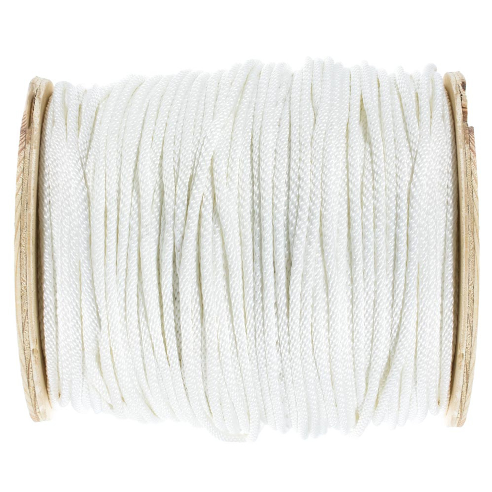 Golberg Solid Braid Black or White Nylon Rope 1/8-inch, 3/16-inch, 1/4 ...