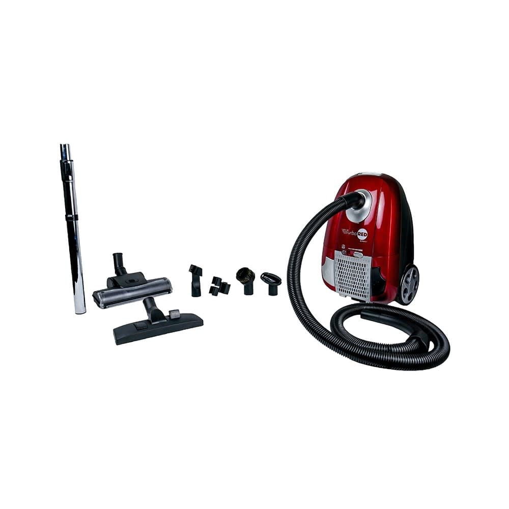 Atrix Turbo Canister Vacuum with 3-Stage HEPA Filtration System, Red AHC-1