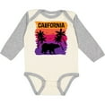 thumbnail image 3 of Inktastic California Sunset Vacation Beach Girls Long Sleeve Baby Bodysuit, 3 of 5