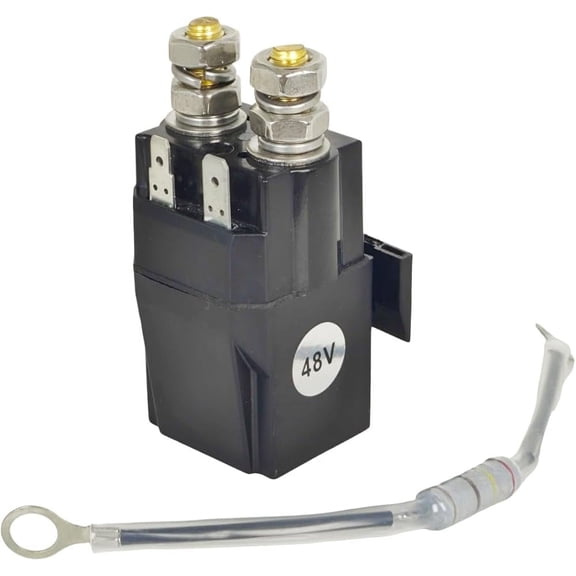 XYZIL 48V Solenoid w/Resistance 102865901 Compatible with Club Car DS 1995-2022, Precedent 2004-2008, Tempo 2018-2022 Gas Golf Cart 1014947 1028659-01 SU60-2122P 435-459 4 Terminal