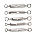 thumbnail image 4 of S SERENABLE Stainless Steel Turnbuckle Wire Rope Tensioner Hook Eye Rigging Screw M4, 4 of 9