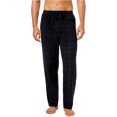 thumbnail image 1 of Perry Ellis - Pantalones de pijama de forro polar con rejilla abierta para hombre, verde, grande, 1 of 1