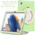 thumbnail image 2 of Case de tableta para la galaxy Tab A8 10.5 '' X200/X205, cubierta protectora a prueba de choque de servicio pesado con soporte giratorio de 360 Ikkle Tab A8 10.5 X200/X205, 2 of 10