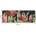 thumbnail image 7 of Red Mushroom Leaf Black Pattern Kitchen Rug Mat,Kitchen Runner Rugs Non Skid Washable,Decorative Kitchen Floor Mats for Kitchen,Sink,Laundry,17"x47.2", 7 of 7