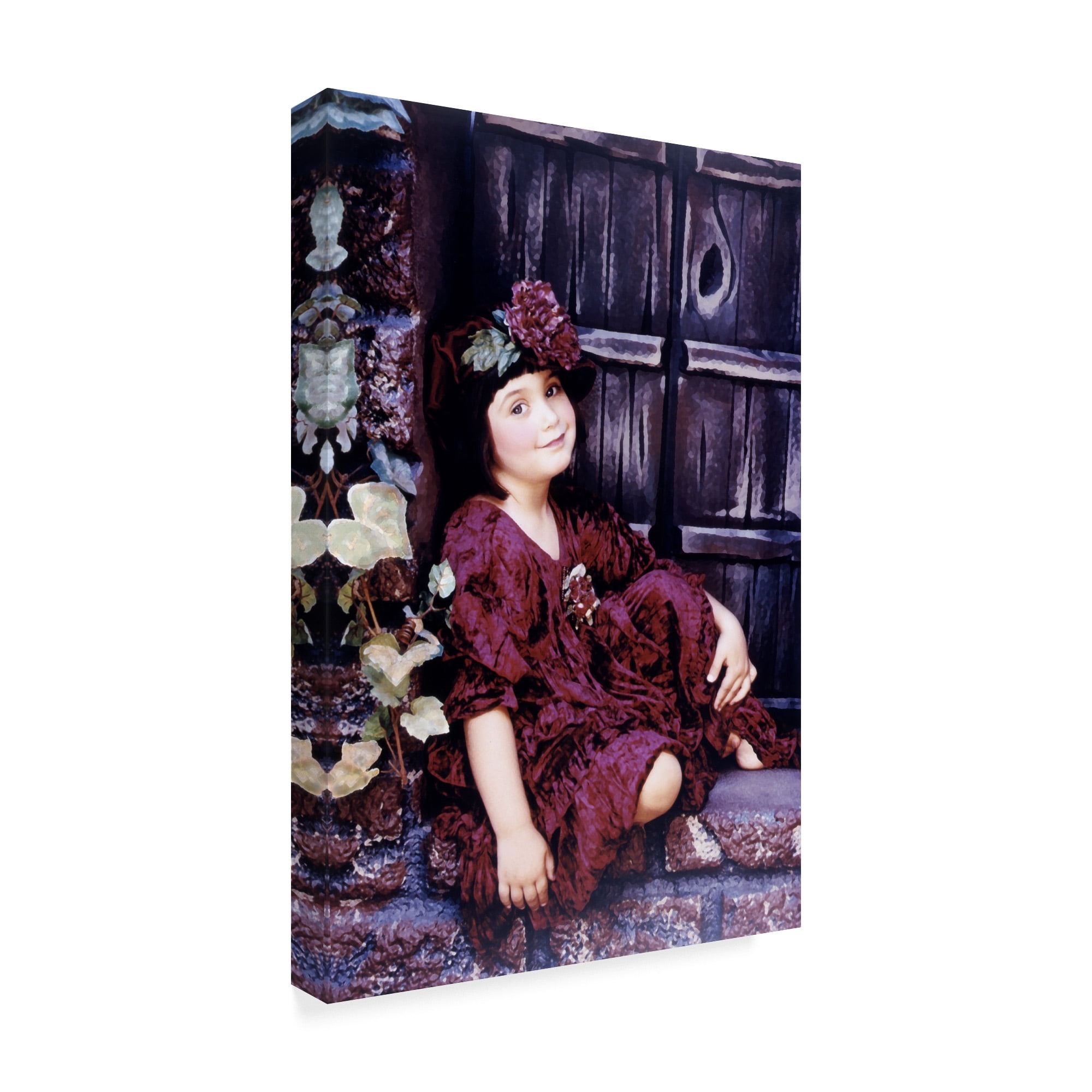 Trademark Fine Art 'Not A Care In The World' Canvas Art by Sharon Forbes