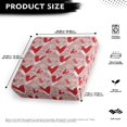 thumbnail image 4 of Renewold Red Heart Graffiti Sofa Seat Cushion Slipcover Elastic Soft Couch Slipcover Spandex Separate Armchair Slipcover Pet Friendly for Living Room Home Valentines Day Decor, S, 4 of 5