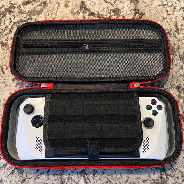 Bolsa De Almacenamiento Para Consola De Juegos Estuche De Transporte Rígido De Pu Eva Anticaída Resistente Al Desgaste Para Asus Rog Ally/Steams Deck