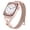 Rose Gold, variant on Thin Mesh Loop with X-Shape Clasp Compatible with Apple Watch Bands Women 40mm 41mm 38mm 42mm Metal Magnetic Stainless Steel Strap Diamond X-Clasp for iWatch Bands Series12 11 10 9 8 7 6 5 4 3 2 1 SE