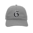 thumbnail image 2 of Daxton Old English 3D Alphabet Letters Numbers Initial Baseball Dad Hat - Light Grey, Letter G, 2 of 2